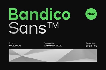Bandico - Modern Sans Serif Typeface