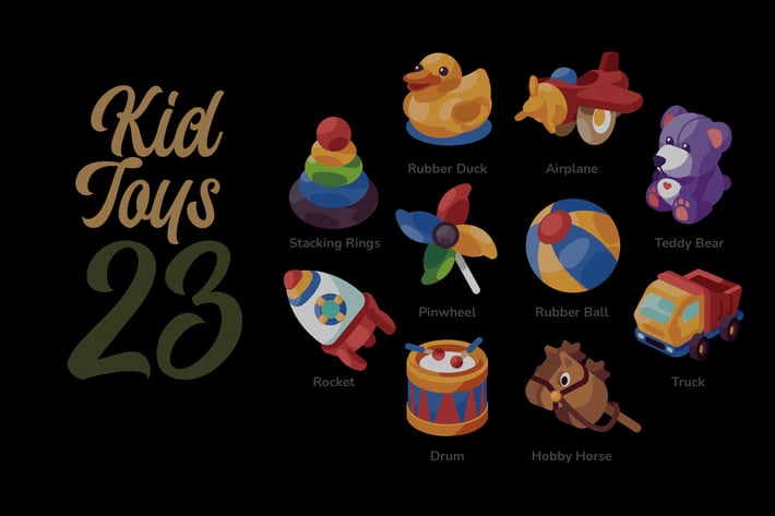 Kid Toys - Illustration Sets