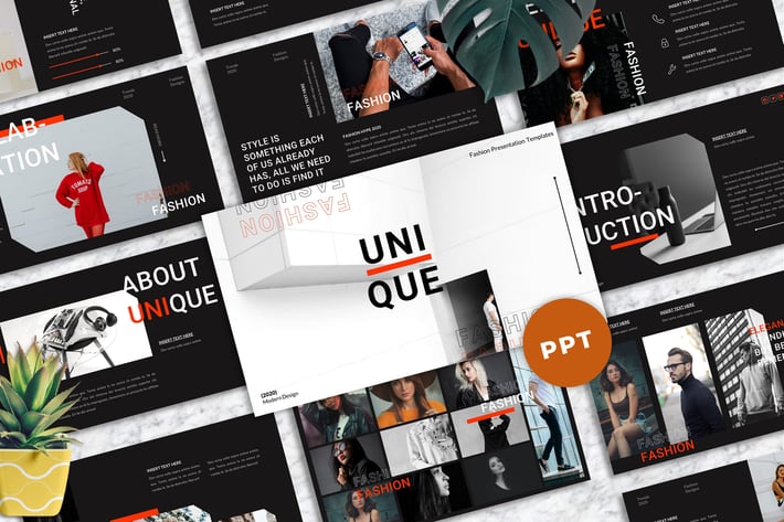 Unique - Fashion Powerpoint Templates