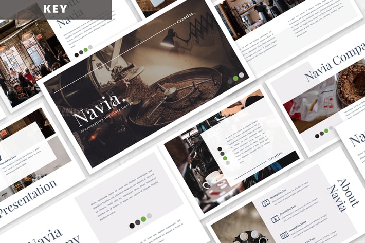 Navia - Coffee Keynote Template