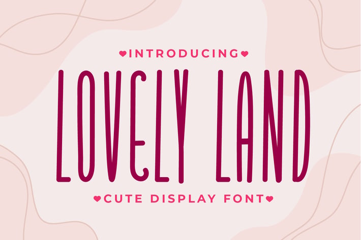 Lovely Land - Handwritten Display Font