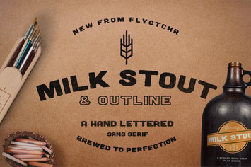 Milk Stout Font