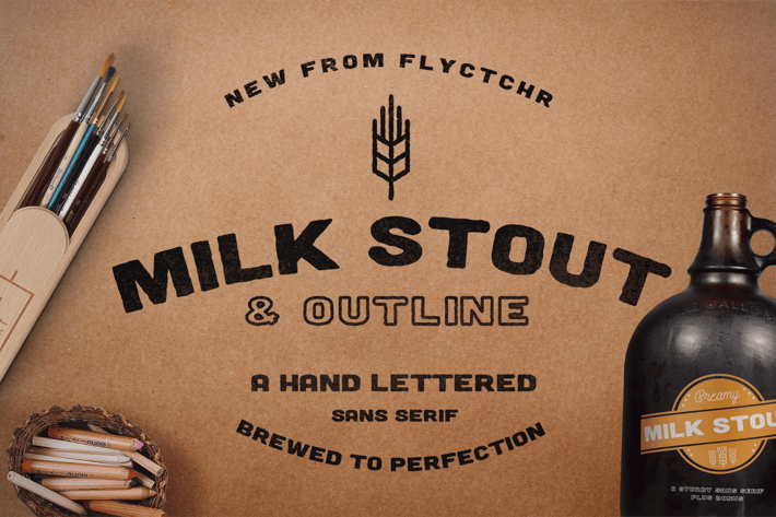 Milk Stout Font