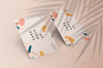 Realistic Business Card Mockup PSD Template