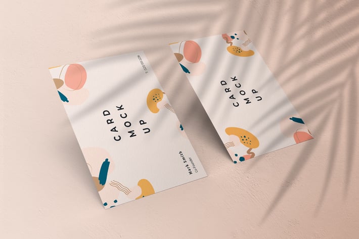 Realistic Business Card Mockup PSD Template