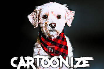 Cartoonize Painting Photoshop Action