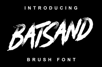 Batsand Brush Font