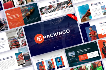 Packingo - Logistics & Transport PowerPoint
