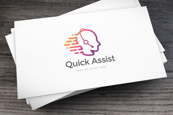 Quick Assistant Logo Template