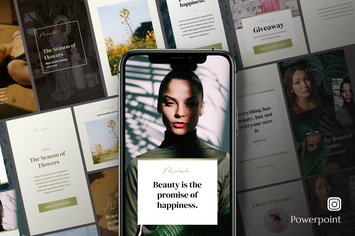 Marsh -  Elegant Instagram Kit Powerpoint