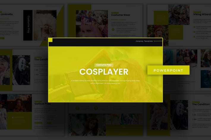Cosplayer - Powerpoint Template