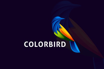 Modern Colorful Bird Logo