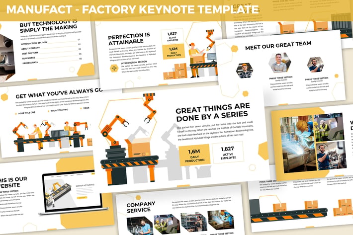 Manufact - Factory Keynote Template