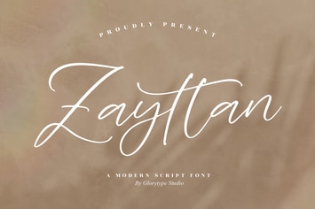 Zayttan Modern Script Font