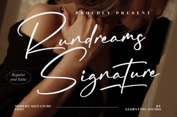 Rundreams Signature Font