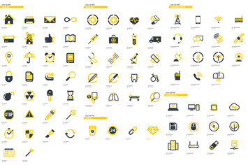 300+ Flat Icons Package