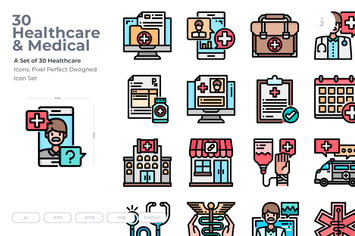30 Healthcare Icons