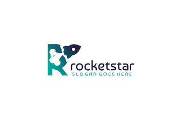 Rocket-Letter R Logo