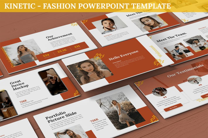 Kinetic - Fashion Powerpoint Template