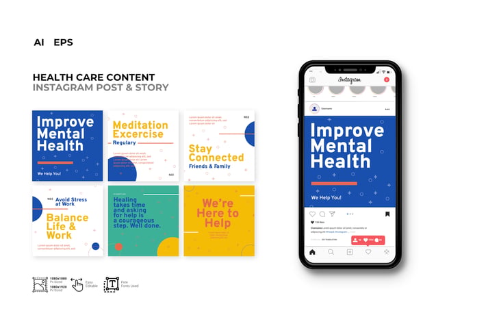 Health Care Instagram Template