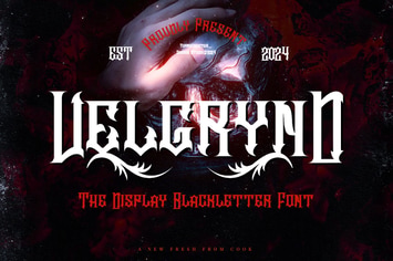 Velgrynd - Display Blackletter Font