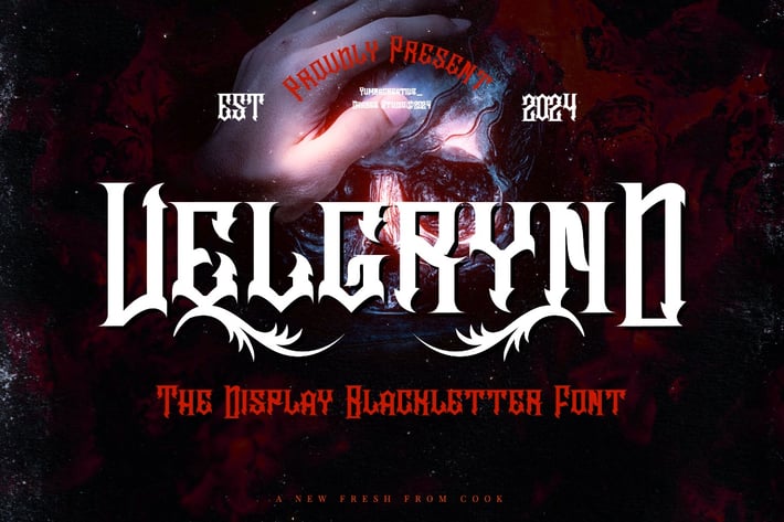 Velgrynd - Display Blackletter Font