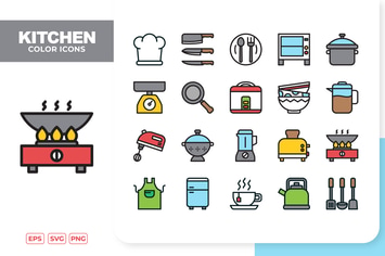 Kitchen Color Icons