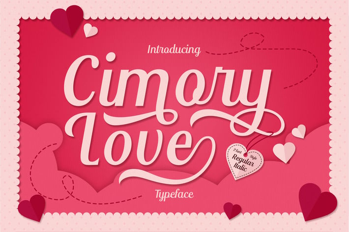 Cimory Love Typeface