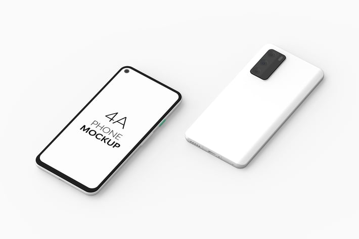 4A Phone & P40 Phone Mockup
