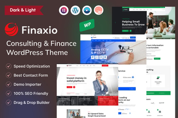 Elementor - Consulting & Finance WordPress Theme 