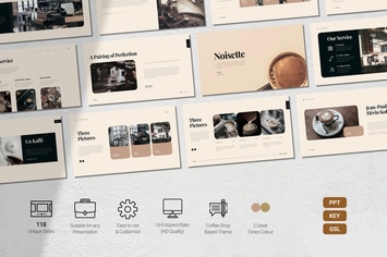 Noisette – Creative F&B Business Template