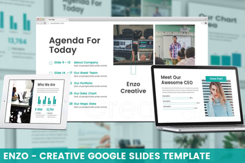 Enzo - Creative Google Slides Template