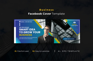 Business r14 Facebook Cover Template