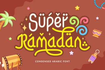 Super Ramadan - Condensed Arabic Font