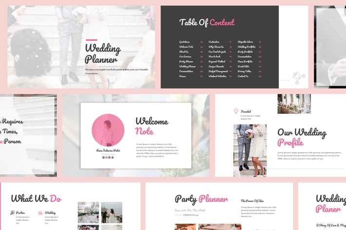 Wedding Organizer Powerpoint Template