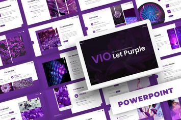 Violet Purple - Powerpoint Template
