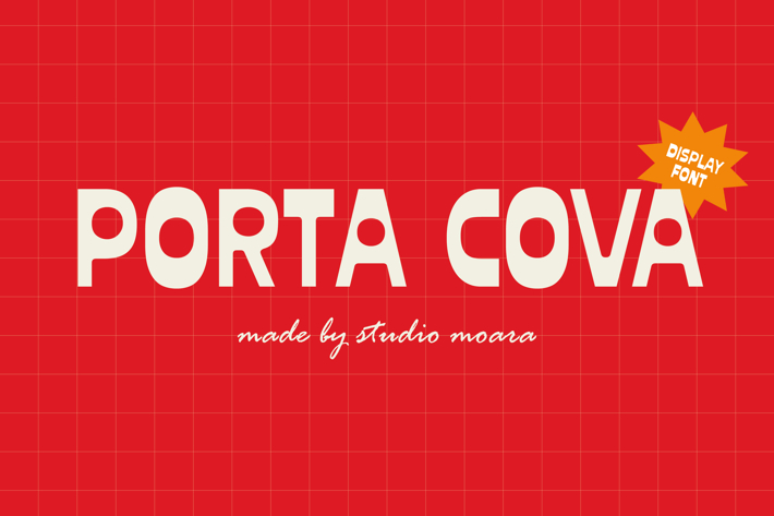 Porta Cova - Display Font