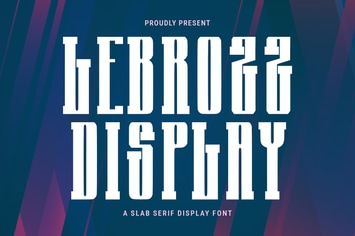 Lebrozz Slab Serif Display Bold Font