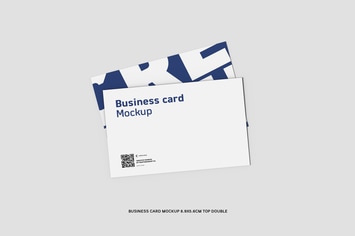Top View Double Business Card 8.9x5.6cm