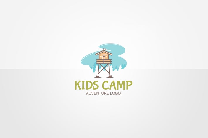 Kids Camp Logo Template