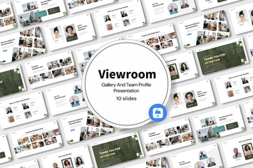 Viewroom -  Gallery and Team Profile Keynote