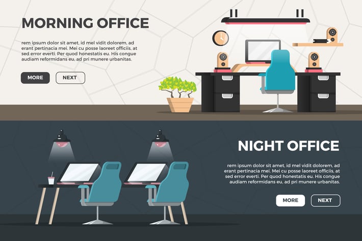 Creative Office Banner Set