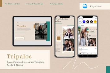 Tripalos - Keynote & Instagram Template