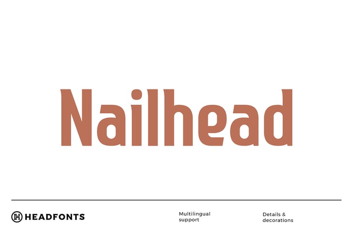 Nailhead Modern Font