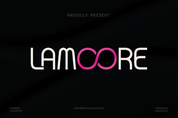 Lamoore - Sans Serif Logo Font