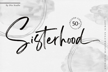 Sisterhood - Chic Brush Font
