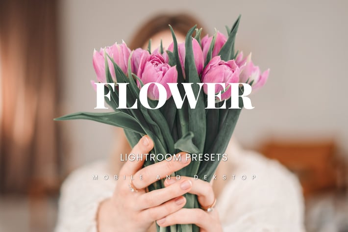 Flower Lightroom Presets Dekstop and Mobile