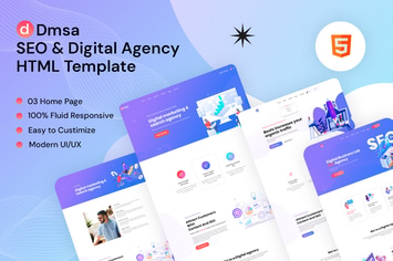 Dmsa - SEO & Digital Agency HTML Template