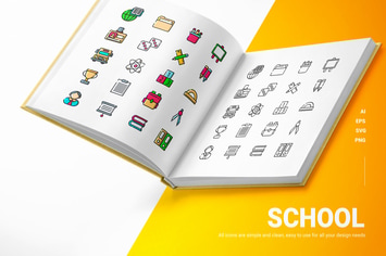 School - Icons