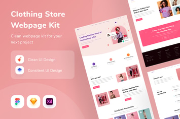 Clothing Store Webpage Kit